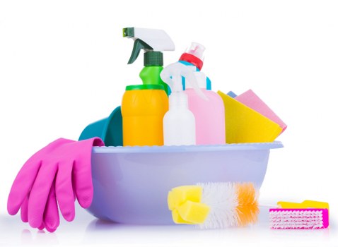 Removing a clothing stain with detergent treatment